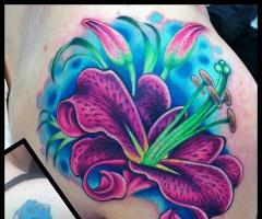 flor full color hawaiana