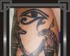 Egypt tattoos Anubis, Rá e Olho de Hórus