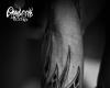 Tribal tattoo arm