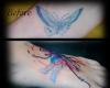 Cover up watercolor tattoo