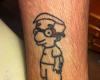 Milhouse Van Houten Tattoo