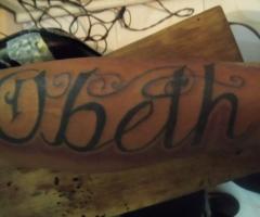 Tatuajes de nombres By Tatuajes Beto