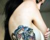 Body mods birds inked girl
