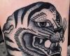 Leopard tattoo by Mike Addams