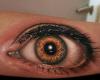 Open eye tattoo