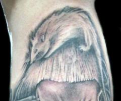 Portrait yolandi visser tattoo crazy girl