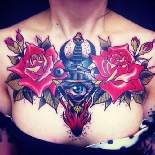 Eye and Roses
