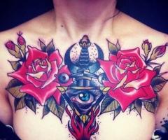 Eye and Roses
