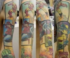 Marvel Comics tattoo