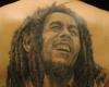 Bob Marley portrait black and white