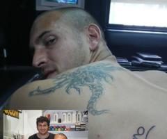 Lucas Aveldaño y su tatuaje autografo de Ciro