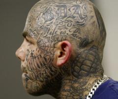 Tattoos on the head