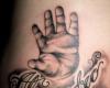 Tatuaje de la manito de alessandro