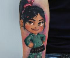 Vanellope Von Schweetz tattoo