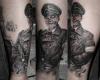 Tatuaje de nazi zombie