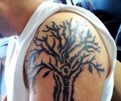 Tree tattoo for men