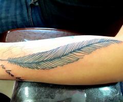Feather by Daphne Tattoox