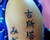 Chinese letters tattoos designs