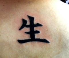 Chinese characters for women tattoo