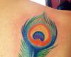 Feather tattoo by Daphne Tattoox