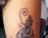 Rose tattoo by Daphne Tattoox