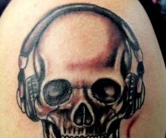 Skull by Daphne Tattoox