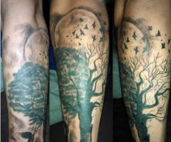 life and death tattoo