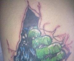 hulk tatuajes