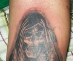 Tatuaje de grim reaper
