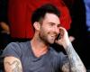 Adam Levine tiger tattoo and guitar tattoo