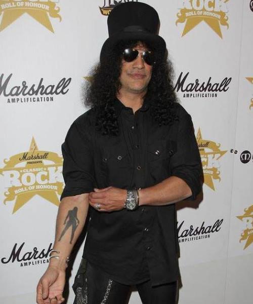Slash tattoo on arm