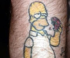 Homer tattoo