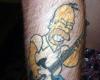 Homer rocker tattoo