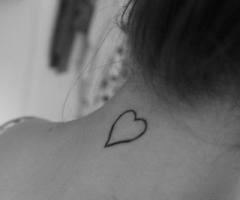 Heart Kneck Tattoo
