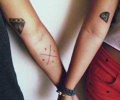 Diamonds and love for couples