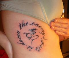 Enders Game quote tattoo