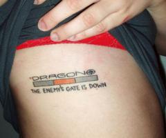 The enemys gate is down book tattoo