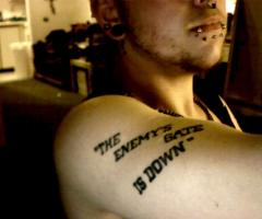 El juego de Ender tattoo