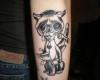 Photo tatouage chat
