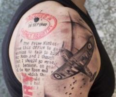 Τατουάζ μανίκι airforce