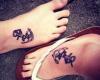 Tatuajes de anclas en el pie
