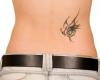Tatuaggio farfalla stilizzata