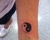 Yin Yang tatuaje