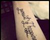 Tatouage pursuit of happiness