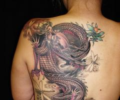 Chinese dragon tattoo pinterest