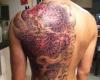 Chinese dragon tattoo back