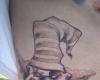 Crazy clown tattoo