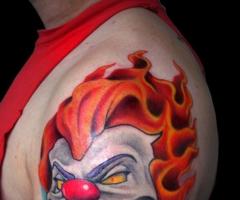 Clown tattoo designs