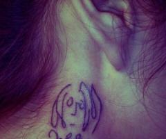 Johon Lennon tattoo