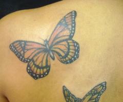 Butterfly tattoos